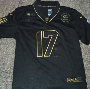 Salute to service.on field green bay Packers  Davante Adams Jersey #17